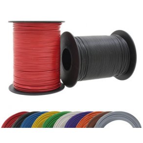 1 LEDER 0,14MM SORT 100M