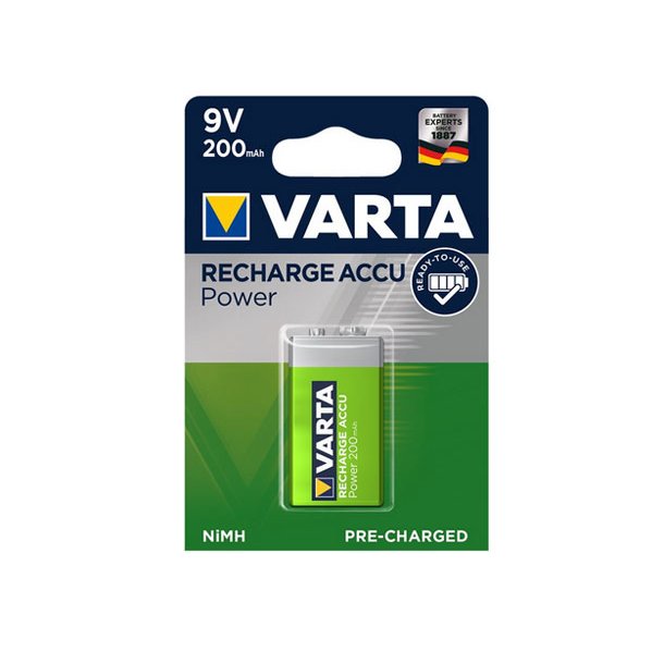 Varta - NiMH E-blok batteri 9V/ 200mAh (1 stk.)