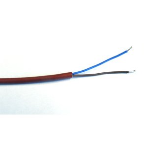 SILICONELEDNING 2*0,35MM MIN. 20M