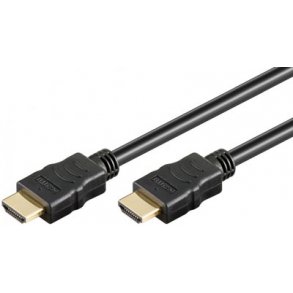 HDMI KABEL 1M SORT HIGH SPEED M. ETHERNET