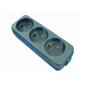 STIKD�SE - 3 X DK JORD SORT (U. LEDNING)