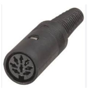 DIN B�SN. 8 POL F/LEDN. PLAST