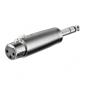 XLR HUN > JACK 6MM STEREO HAN