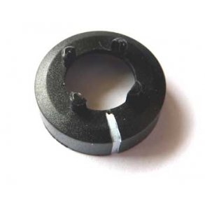 SKRT F/15MM KNAP M.STREG SORT