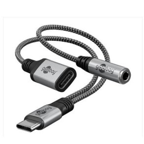 USB-C > USB-C + 3,5mm jack hun stereo