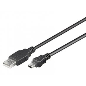 USB-KABEL 1,8M A-5 POL MINI B