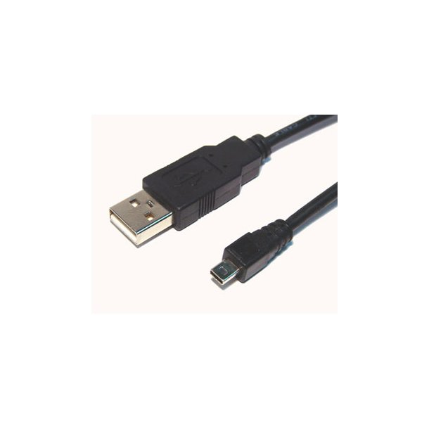 USB-KABEL 1,8M A-8 POL MINI B