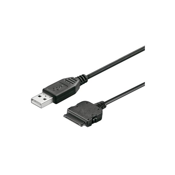 USB 2.0 kabel - A han til iPad/iPod/iPhone han, Sort (1,2m)