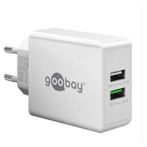 NETADAPTOR 5V DC USB A + QC3.0 USB A 28W