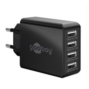 NETADAPTOR 5V DC 4X USB A 2X3A 30W