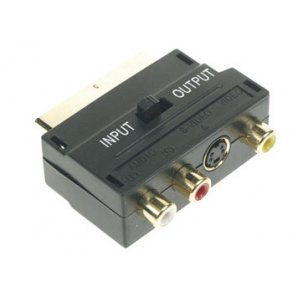 SCARTADAPTOR IN/OUT M. SVHS