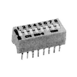 DIL SWITCH ON-OFF 2 POL