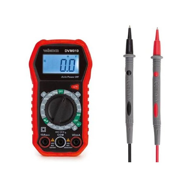 Digitalt multimeter - CAT III 600V, 10A