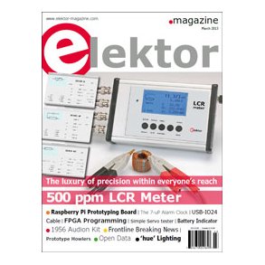 ELEKTOR MARTS 2013 ENGELSK