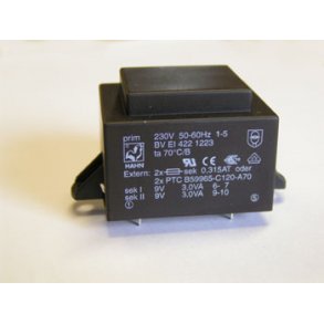TRAFO 2*9V 6VA INDSTBT