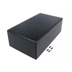 PLASTKABINET 198*113*63MM SORT ABS