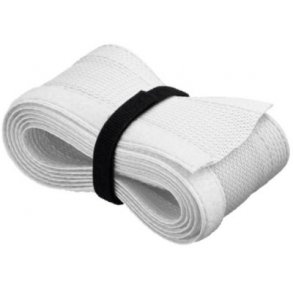 Kabelsok - Med velcro, 20-40mm, Hvid (1,8m)