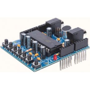 KA02 Audio SHIELD til ARDUINO� (bygges�t)