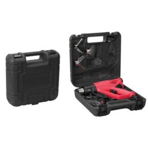 Perel - Varmepistol-st m. LCD display, 2000W + 9 tilbehr