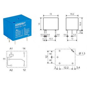 REL� 5V/15A 1 SKIFT