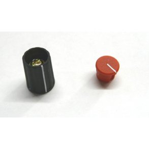 KNAP SORT M. RDT LG F/4MM AKSEL