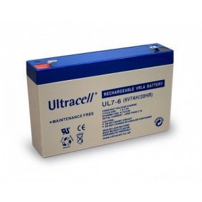BLYBATTERI 6V/7AH ULTRACELL